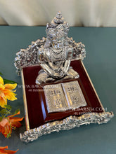 premium silver Hanuman idol with Ramayan detailing
