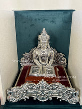 pure silver Hanuman murti with Ramayan for gifting