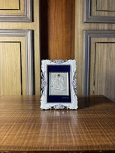 Pure Silver Radha Kishan Pearl Frame Idol