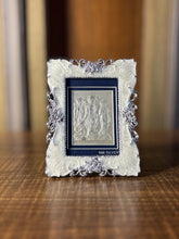 Pure Silver Ram Darbar Pearl Frame Idol