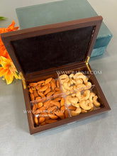 decorative silver mewa box for Diwali and weddings