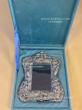 affordable silver plated floral frame for gifting and decor