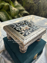 Pure Silver Meenakari Chowki