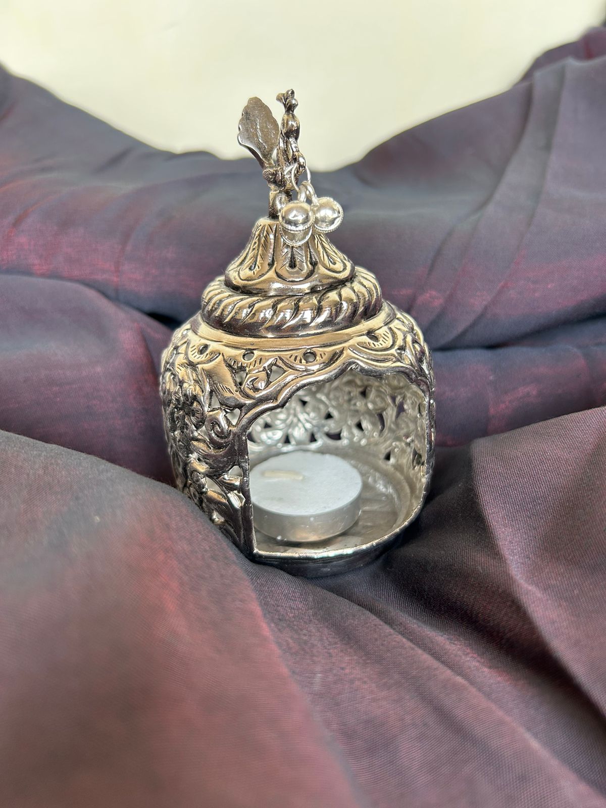 German Silver Candle Holder