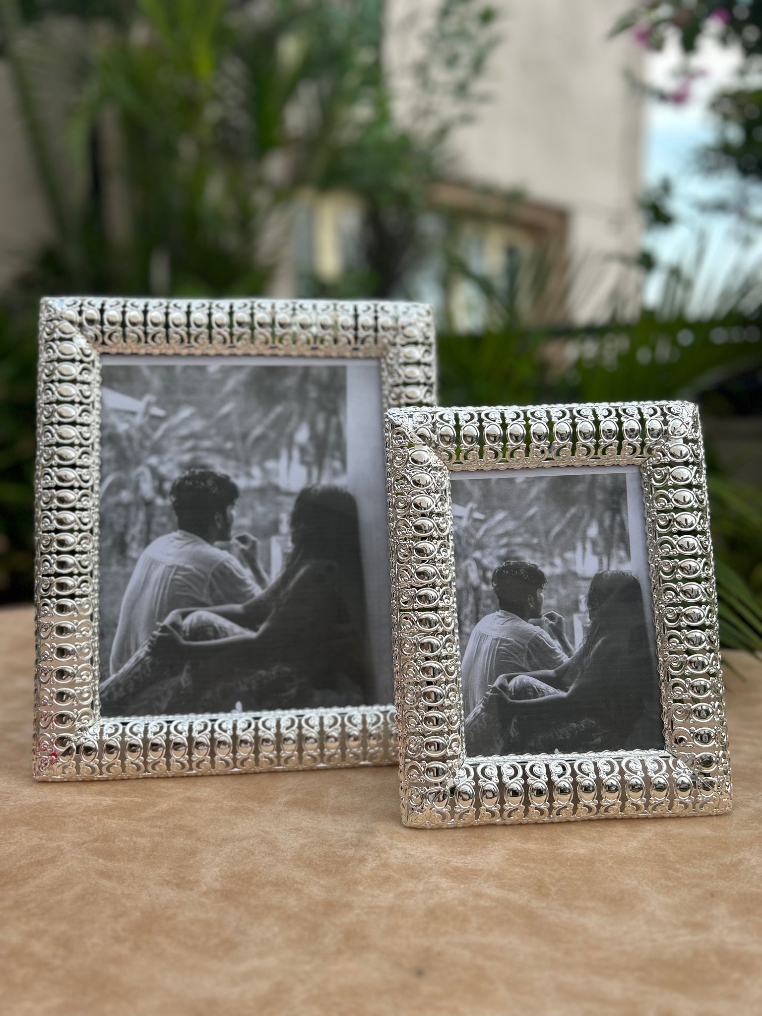 Royal Border Silver Photoframe