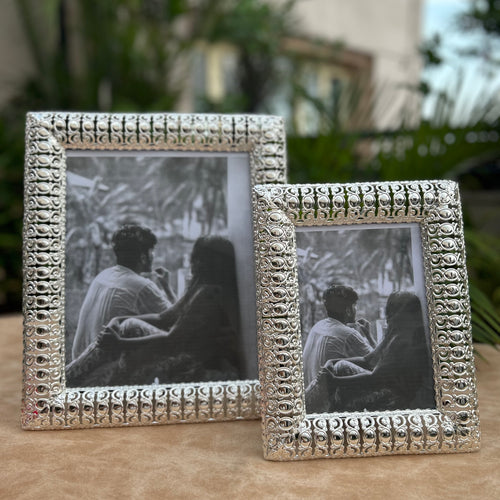 Royal Border Silver Photoframe