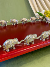 decorative tray with elephant detailing for shagun rituals