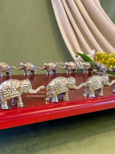 elephant design tray for festive home decor