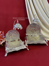 Mor Mukut peacock leg singhasan for puja room