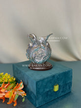 Pure Silver Fish Vase inside luxury gift box.