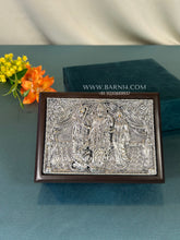 Pure Silver Ram Darbar Mewa Box for dry fruits and sweets.