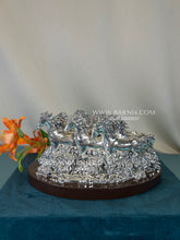 Pure Silver Seven Horses Showpiece for office décor and good luck.