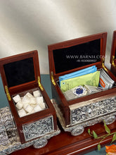 Pure Silver Train Showpiece displayed with premium gift packaging.