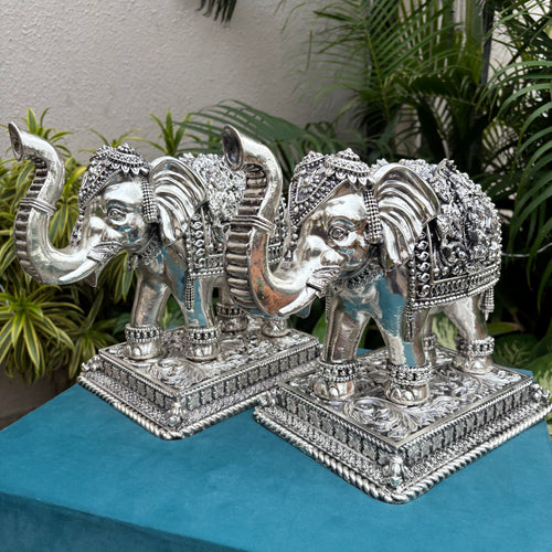 Pure Silver Shahi Elephant