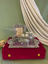 Tray with Frame and Elephant with Bowl Set