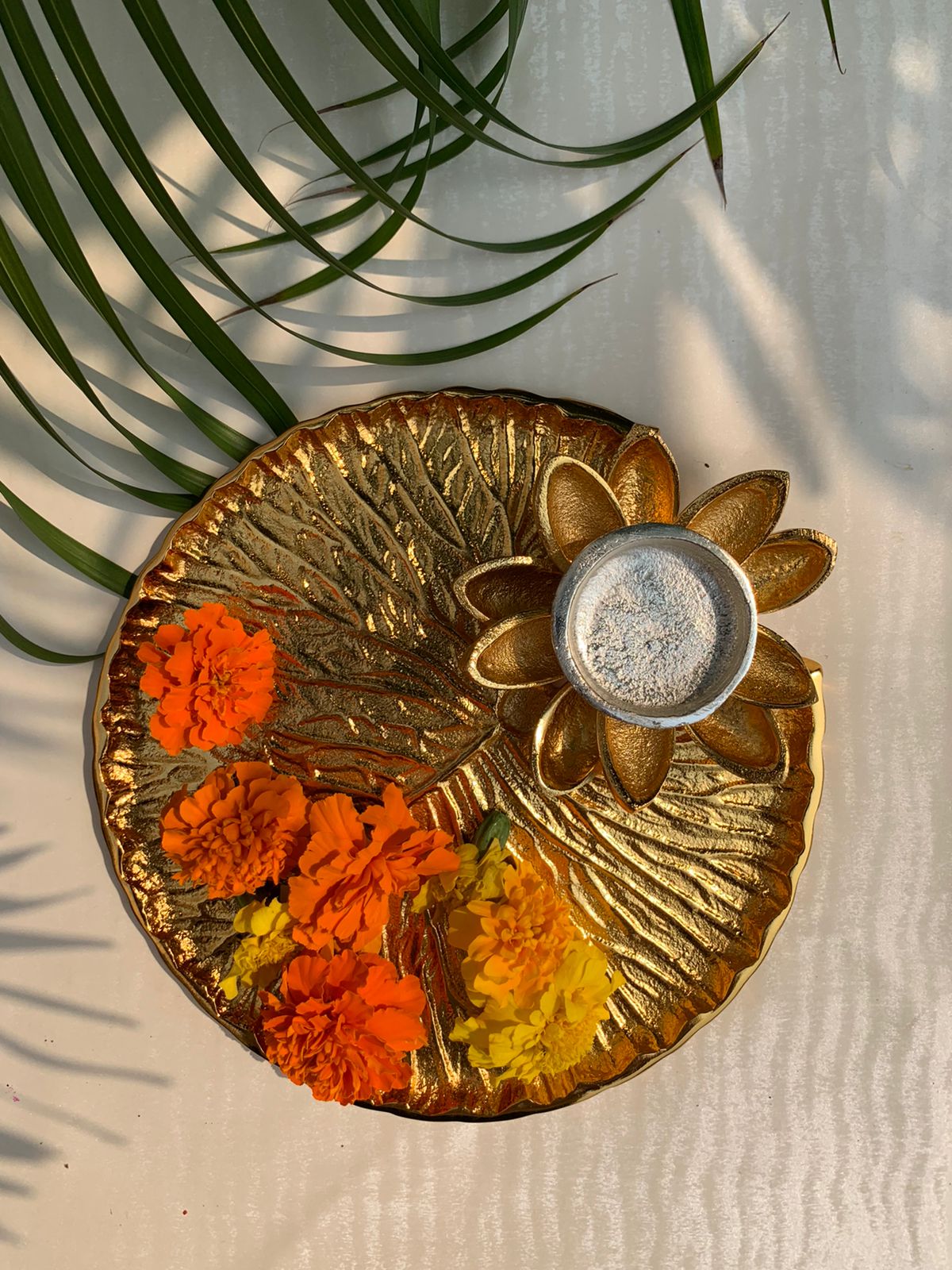 Bloom Puja Plate