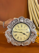 Pure Silver Mayur Clock