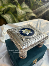 Pure Silver Meenakari Chowki