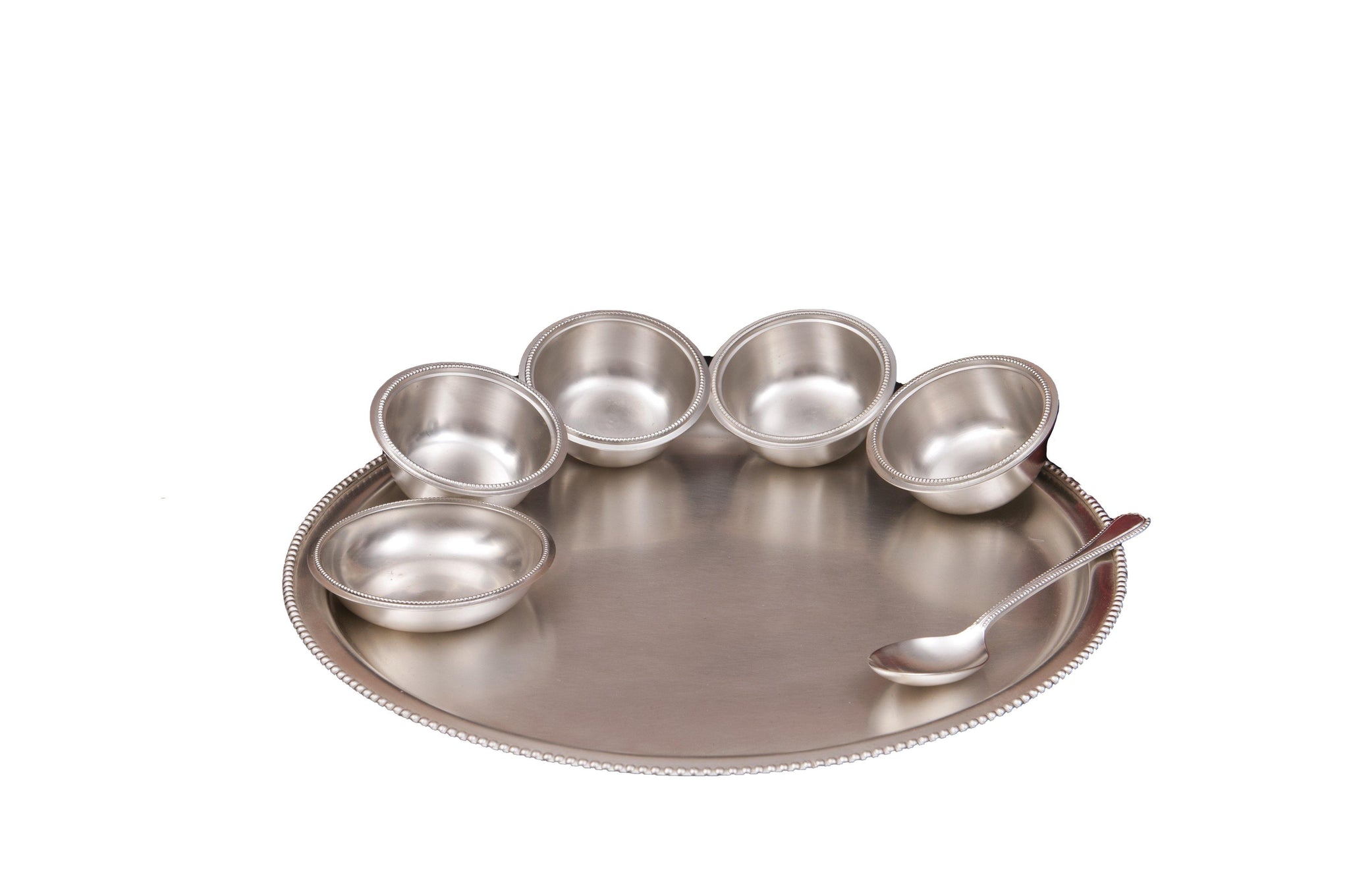 Silver Plated Thaali Set - Barn 14