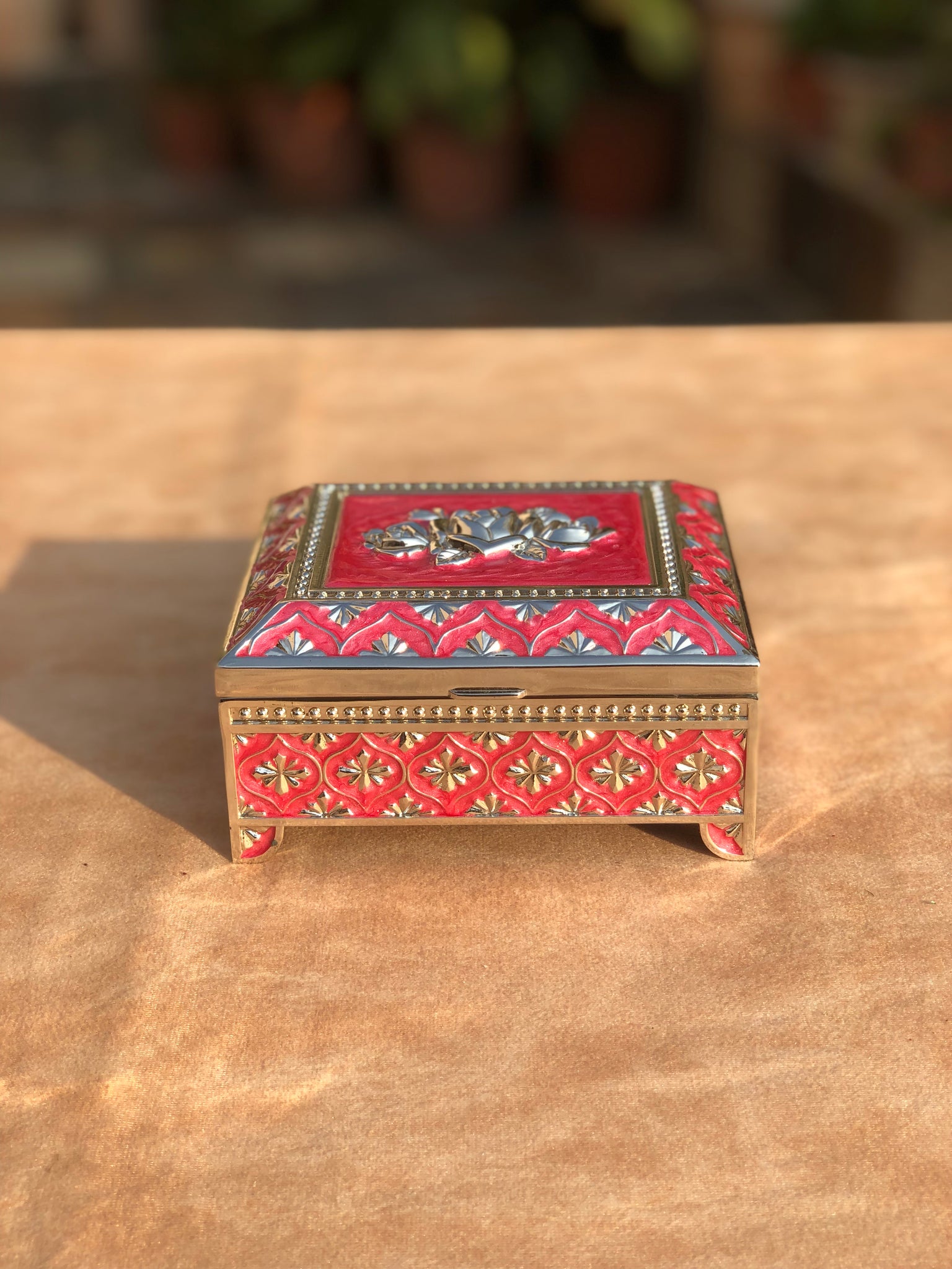 Enamel Jewellery Box