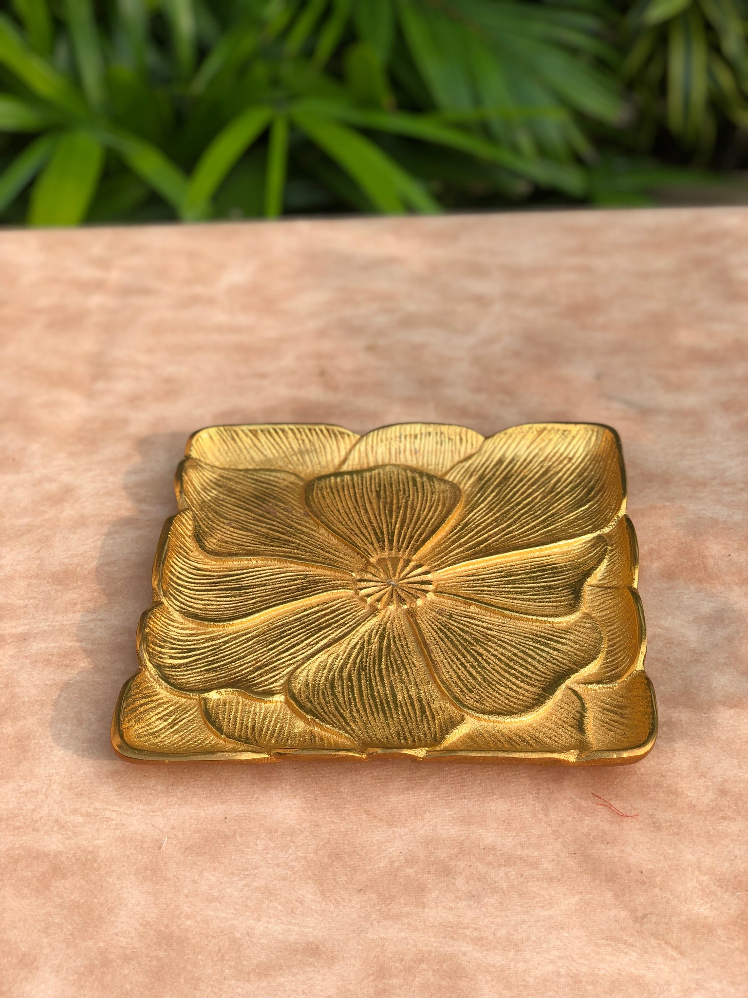 Gold Lotus Platter