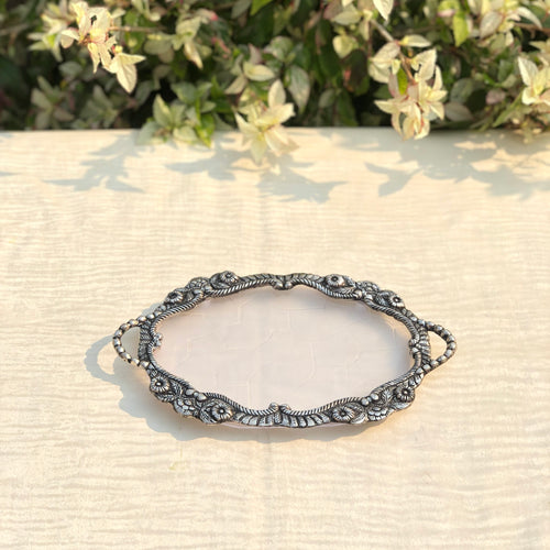 Metal & Fibre Tray- Oval