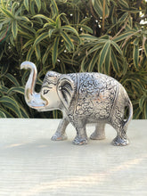 Baby Elephant Statue- Silver