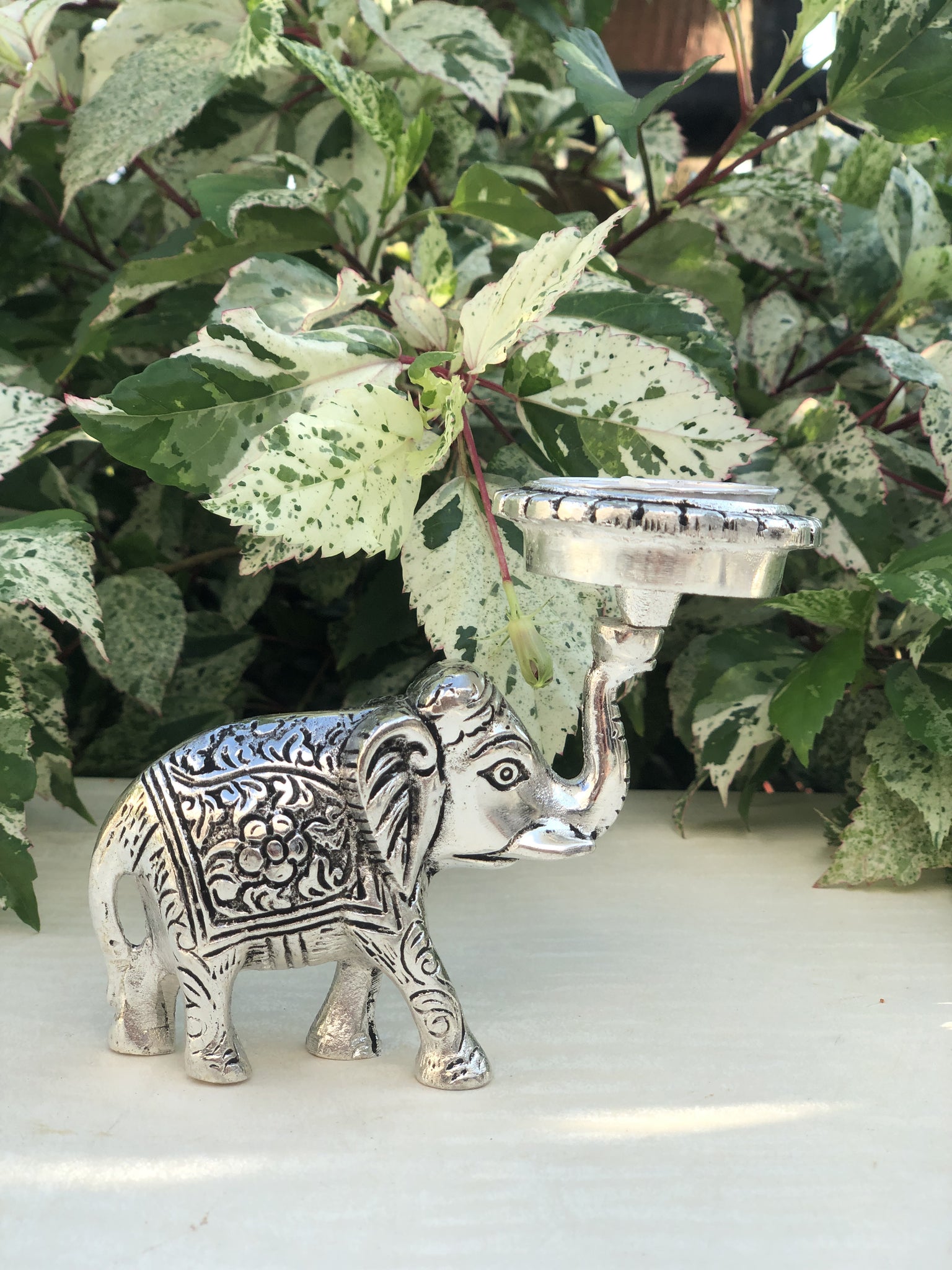 Mini Elephant T-Light Holder