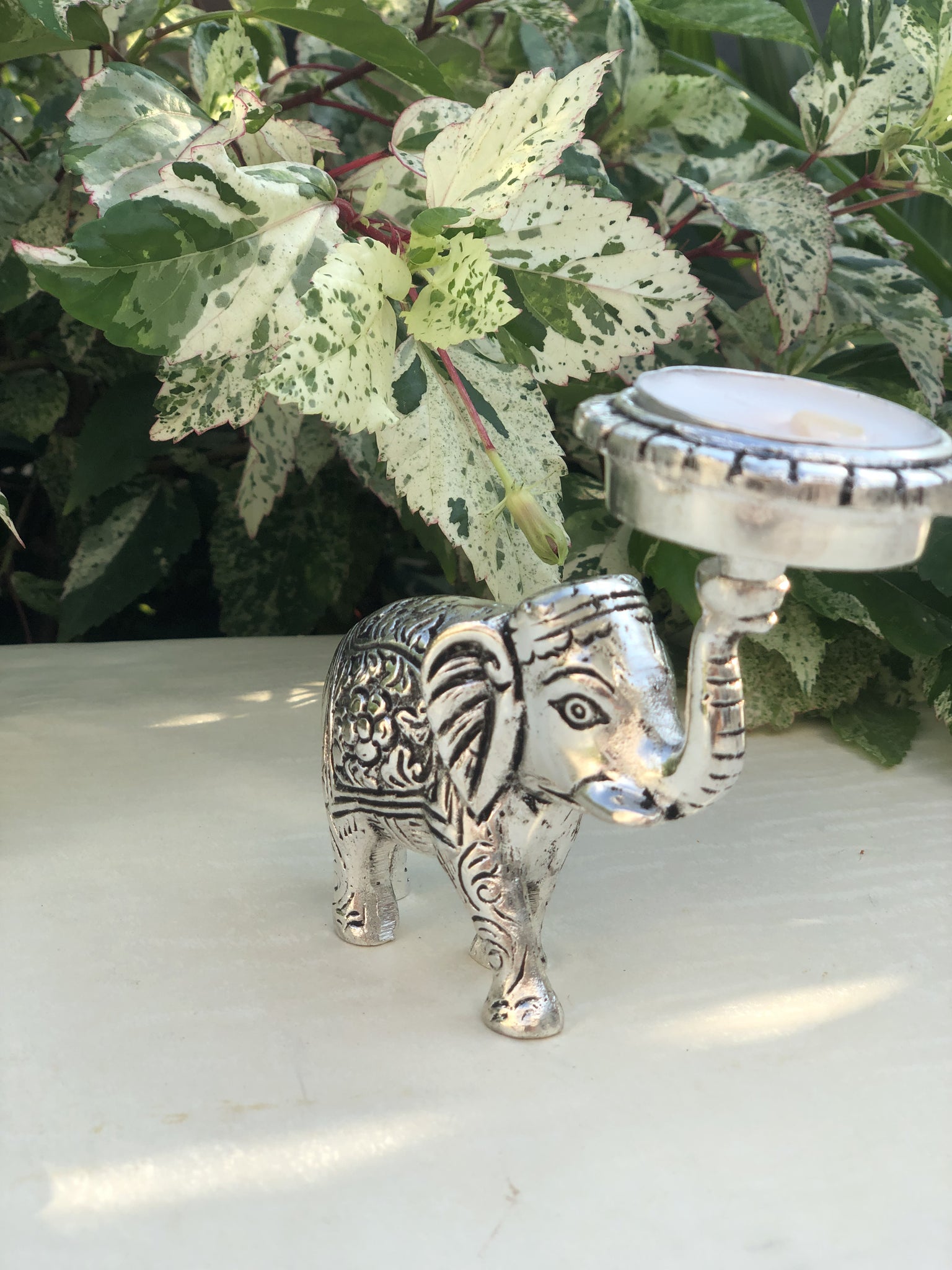 Mini Elephant T-Light Holder