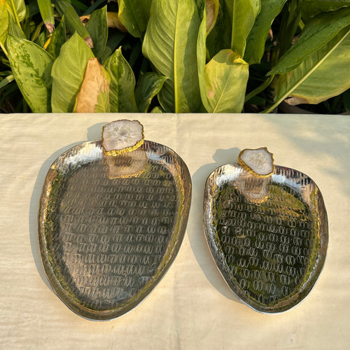 Agate Stone Tray- Pineapple shape