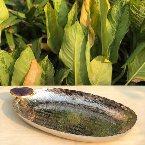 Agate Stone Tray- Oval - Barn 14