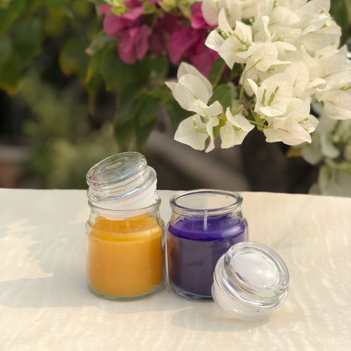 Scented Glass Jar Candles