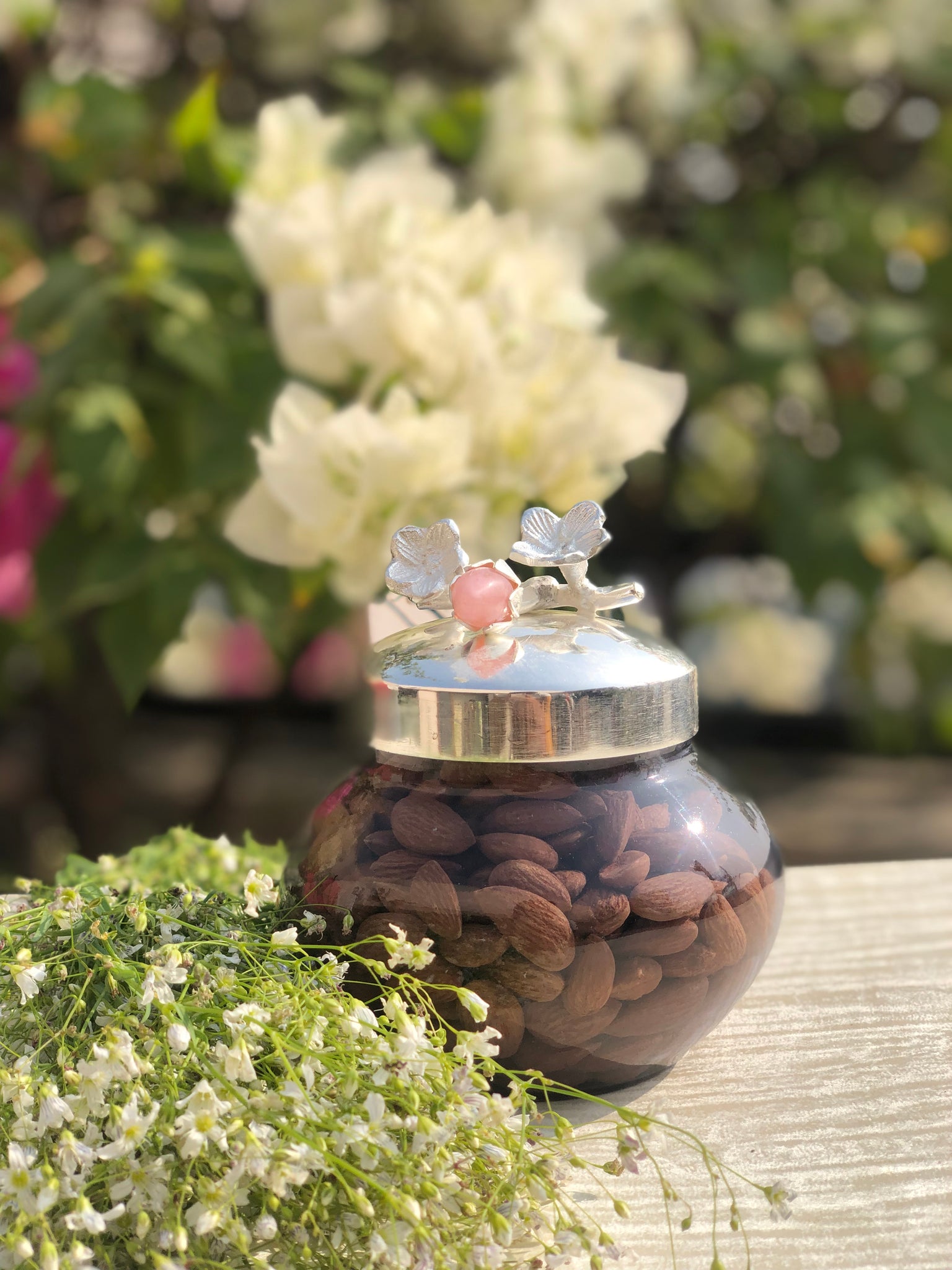 Tulip Glass Jar